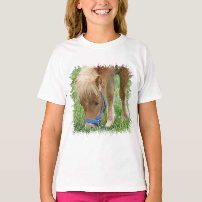 Camiseta da Shetland Pony Girl (Frente)