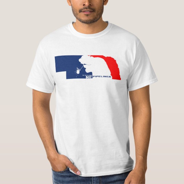 Camiseta Da "t-shirt da série liga" do NE (Frente)