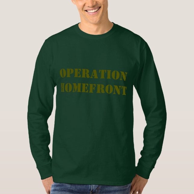 Camiseta Da "t-shirt do Homefront operação" (Frente)