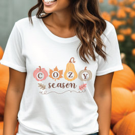 Camiseta da Temporada Aconchegante de Outono