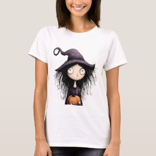 Camiseta da Temporada Assustadora da Bruxa Roxa Ex