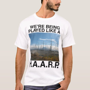 Camiseta da teoria da conspiração HAARP