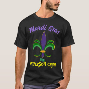 Camiseta da Tripulação do Nome Personalizado da Fa