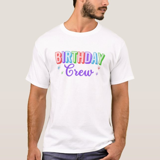 Camiseta da Turma do Aniversário (Frente)