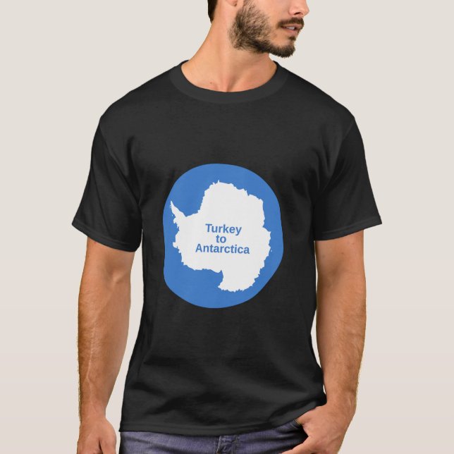 Camiseta Da Turquia à Antártica (Frente)