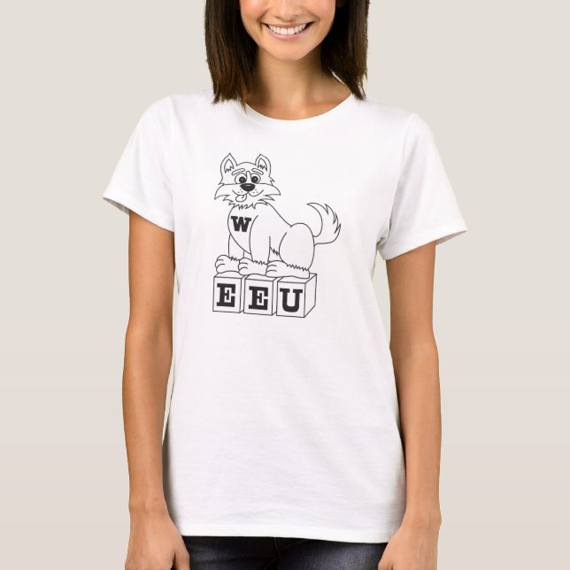 Camiseta da UE feminina (Frente)