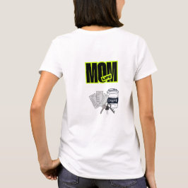 Camiseta da Vida Divertida de Mãe