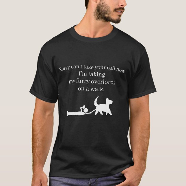 Camiseta da Vida Pai do Cachorro (Masculina) (Frente)