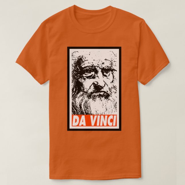 CAMISETA DA VINCI (Frente do Design)
