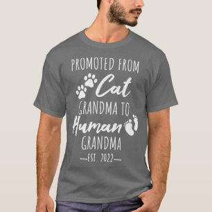 Camiseta Da vovó Cat à vovó humana, gravidez Annou