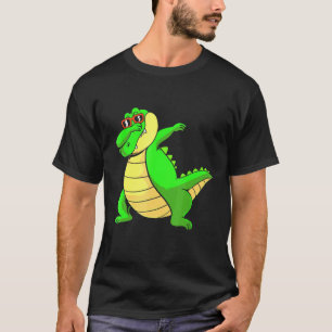 Camiseta Dab Alligator Dabbing Crocodile Para Crianças