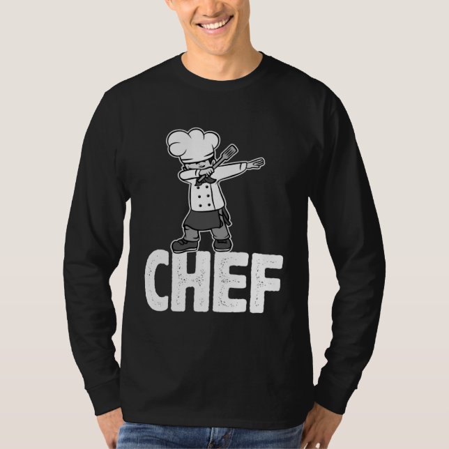 Camiseta Dab Dabbing Chef Cooking Guru  Cook Retro Culinary (Frente)