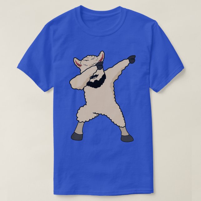 Camiseta Dab Dabbing Lama Beard Llama Gift Wizard Whitebear (Frente do Design)