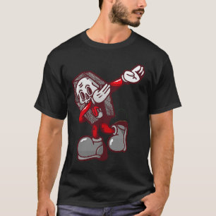 Camiseta Dab Dabbing Move Skeleton Bone Man Coffin Death Da