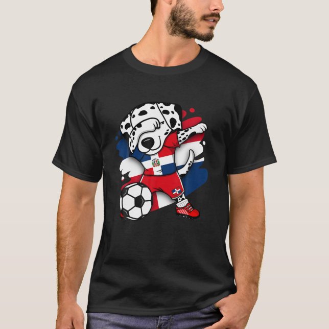 Camiseta Dab Dalmaciano República Dominicana Futebol Fans J (Frente)