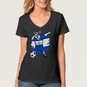 Camiseta Dab French Buldogue El Salvador Soccer Fans Jersey