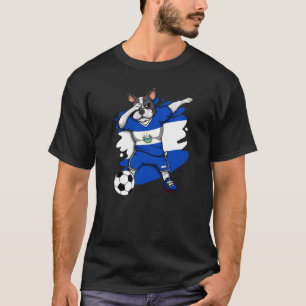 Camiseta Dab French Buldogue El Salvador Soccer Fans Jersey