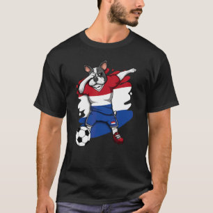 Camiseta Dab French Bulldog Netherlands Soccer Fans Jersey