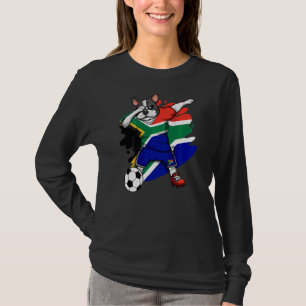 Camiseta Dab French Bulldog South Africa Soccer Fans Jersey