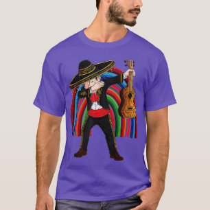 Camiseta Dab Mexicano Mariachi Costume Charro Cinco De Mayo