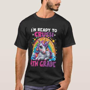 Camiseta Dabbin Unicorn Estou pronto para esmagar Garotas d