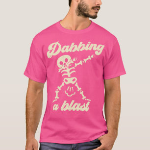 Camiseta Dabbing a uma Piada de esqueleto engraçado