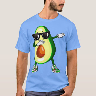Camiseta Dabbing Avocado Funny Vegan Comida Crianças do Lov