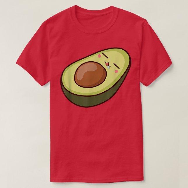 Camiseta Dabbing Avocado Funny Vegan Comida Sobre Teus Kids (Frente do Design)