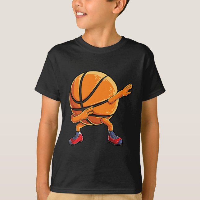 Camiseta Dabbing Basball Ball T Kids Boys Dab Dance Gift (Frente)