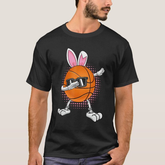 Camiseta Dabbing Basball Bunny Egg Funny Boys Gir (Frente)