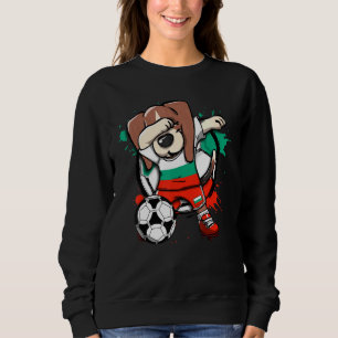 Camiseta Dabbing Beagle Dog Bulgária Soccer Fans Jersey Foo