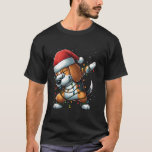 Camiseta Dabbing Beagle Dog Christmas Luz Santa Hat Xmas<br><div class="desc">Dabbing Beagle Dog Christmas Luz Santa Hat Xmas Snow</div>