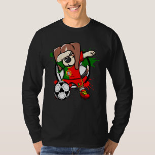 Camiseta Dabbing Beagle Dog Portugal Soccer Fans Jersey Foo