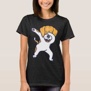 Camiseta Dabbing Beagle Legal Groovy I Love Dab Dogs