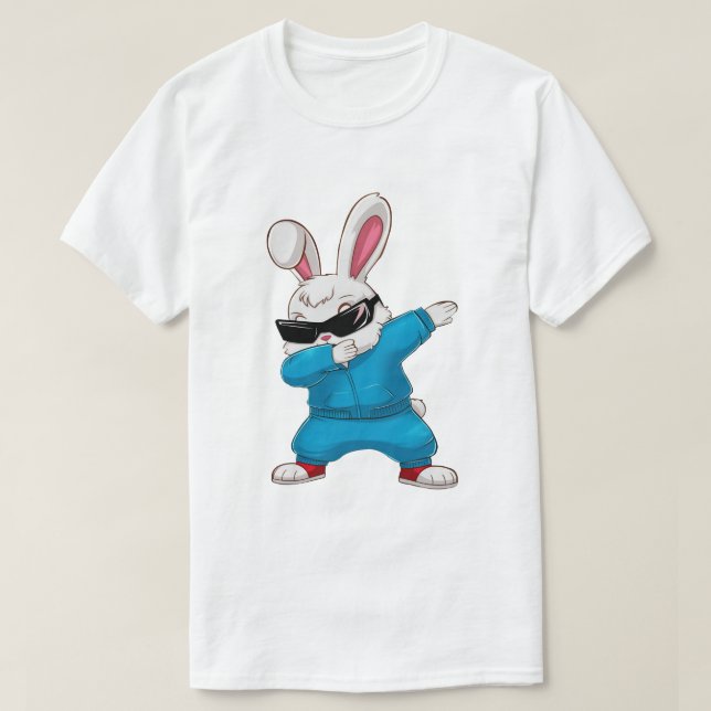 Camiseta Dabbing Bunny (Frente do Design)