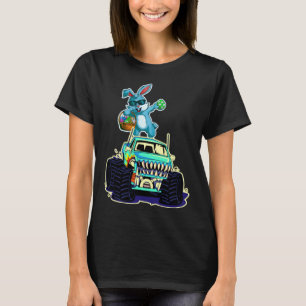 Camiseta Dabbing Bunny Felz pascoa Monster Kids