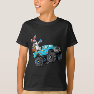 Camiseta Dabbing Bunny Felz pascoa Monster Truck Lovers Bo