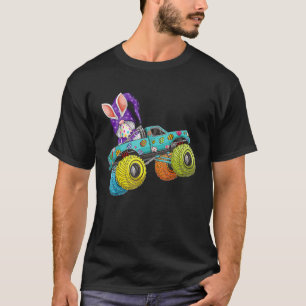 Camiseta Dabbing Bunny Gnomos Felz pascoa Monster Truck