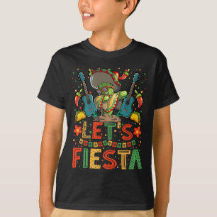 Camiseta Dabbing Cactus Cinco De Mayo Shirt Boys Miúdas