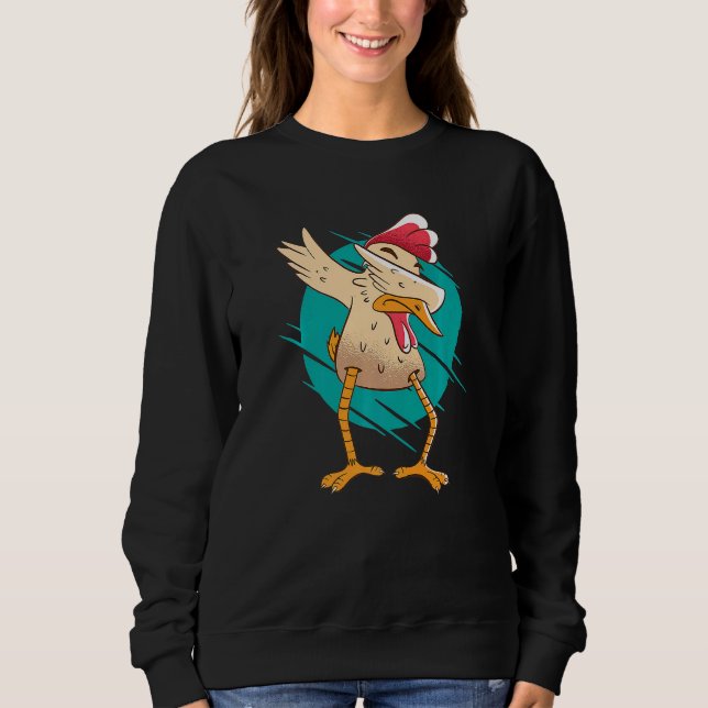 Camiseta Dabbing Chicken  Rooster (Frente)