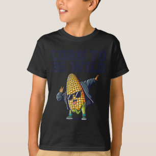Camiseta Dabbing Corn To Be Wilny Cob Farmers Lover Fo