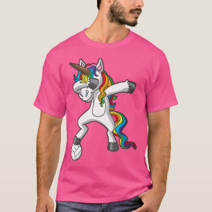 Camiseta Dabbing da equipe de jogadores de vôlei da Unicórn