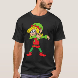 Camiseta Dabbing Dab Dancing Christmas Elf XMAS Holidays Ad