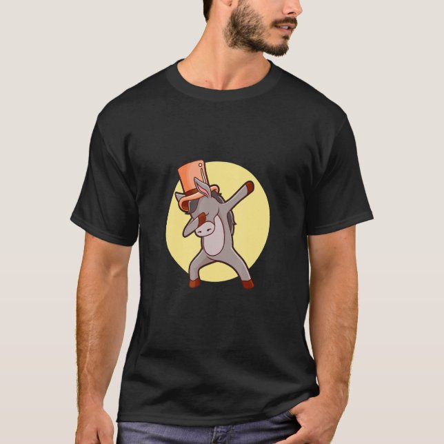 Camiseta Dabbing Dab Donkey Mule (Frente)