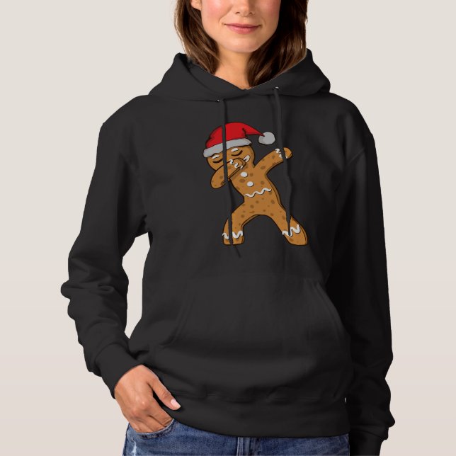 Camiseta Dabbing Dab Gingerbird Man Christmas (Frente)