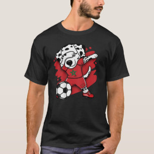 Camiseta Dabbing Dalmaciano Marrocos Soccer Fans Jersey