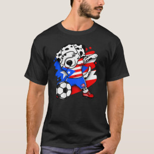 Camiseta Dabbing Dalmaciano Porto Rico Soccer Fans Jersey F