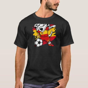 Camiseta Dabbing Dalmatic Espanha Soccer Fans Jersey Espanh