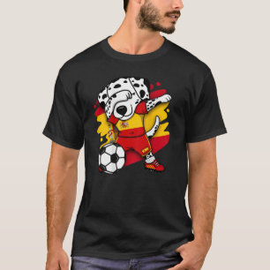 Camiseta Dabbing Dalmatic Espanha Soccer Fans Jersey Espanh