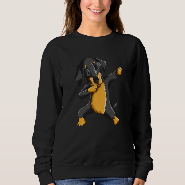 Camiseta Dabbing Daschund Motif Dachshund Dog Owner Dog Dac (Frente)